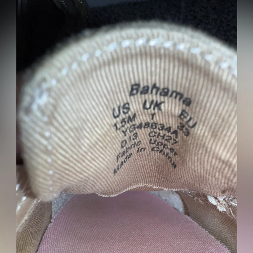 Sperry top sider girls pink and gold glitter sneaker - Picture 4 of 6